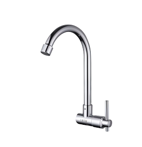 Single Cold Wall Mount Kitchen Faucet